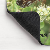 Mausunterlage-personalisierter orange mousepad (Ecke)