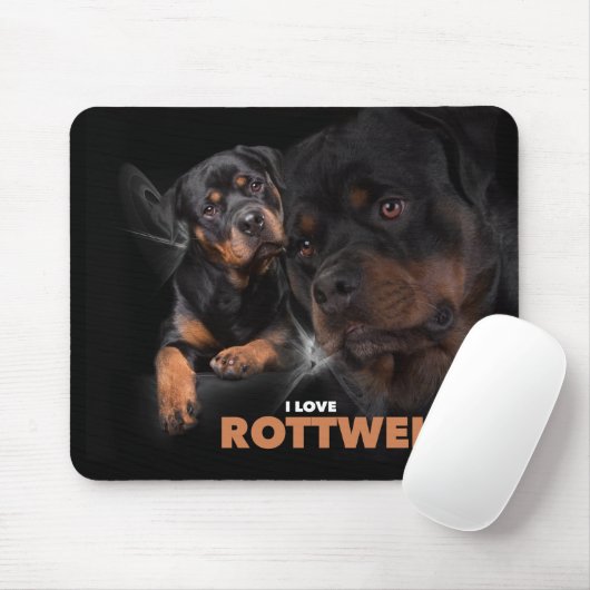 Mausunterlage Rottweiler Mousepad (Mit Mouse)