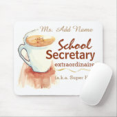Mausunterlage Schulsekretär-Custom Mousepad (Mit Mouse)