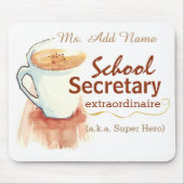 Mausunterlage Schulsekretär-Custom Mousepad (Vorne)