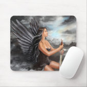 Mausunterlage "Schwarz-Engel " Mousepad (Mit Mouse)