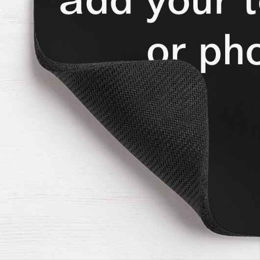 Mausunterlage-Schwarz-Hintergrund Mousepad (Ecke)