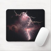 ** MAUSUNTERLAGE - schwarzer Blitz-landschaftliche Mousepad (Mit Mouse)