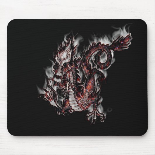 MAUSUNTERLAGE - Smoke'n Drache Mousepad (Vorne)