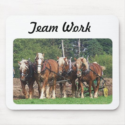 Mausunterlage-Team-Arbeit Mousepad (Vorne)