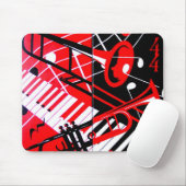 Mausunterlage, Trombone/Trompete Mousepad (Mit Mouse)