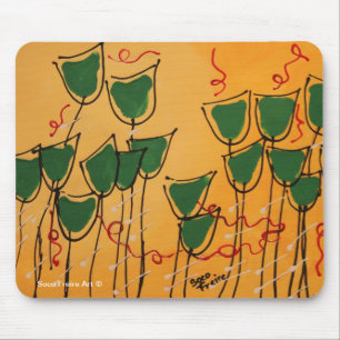 Mausunterlage - Tulpen durch Soco Freire Mousepad