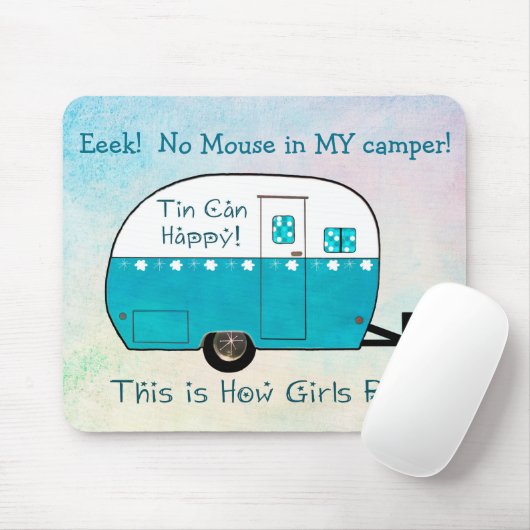 MAUSUNTERLAGE | Vintager Camper Mousepad (Mit Mouse)