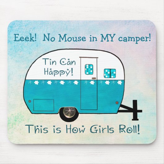 MAUSUNTERLAGE | Vintager Camper Mousepad (Vorne)