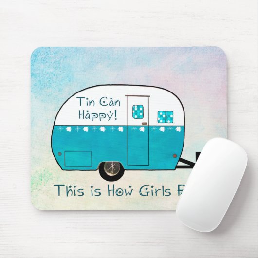 MAUSUNTERLAGE | Vintager Camper Mousepad (Mit Mouse)