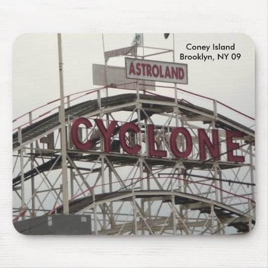 Mausunterlage, Wirbelsturm-Rollen-Untersetzer Mousepad (Vorne)