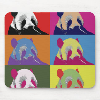 Mausunterlagen der Panda-Pop-Kunst-2 Mousepad