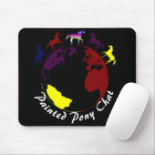 Mausunterlageschwarzes Mousepad (Mit Mouse)