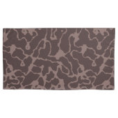 Mauve Abstrakt Kissenbezug (Vorderseite-Links)