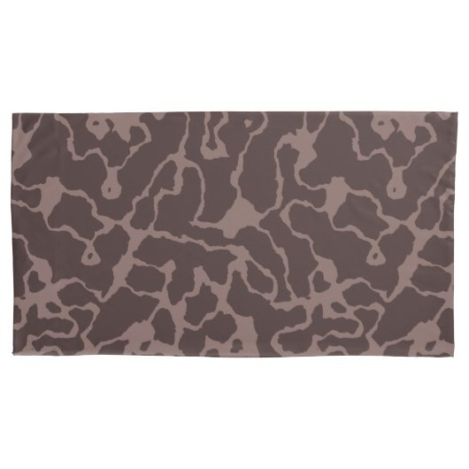 Mauve Abstrakt Kissenbezug (Vorderseite-Links)