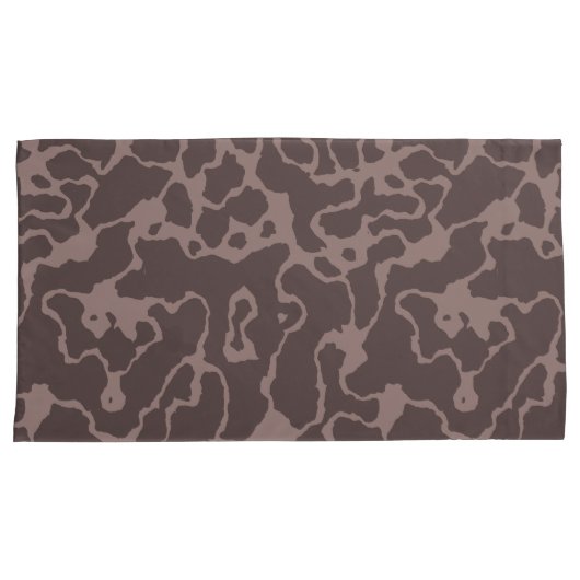 Mauve Abstrakt Kissenbezug (Vorderseite-Rechts)