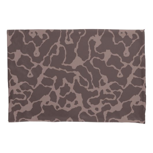 Mauve Abstrakt Kissenbezug (Vorderseite-Links)