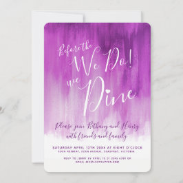 Mauve Art Probe Dinner vor uns lädt ein Einladung