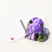 Mauve Bell Heart Notizblock (Innenseite)