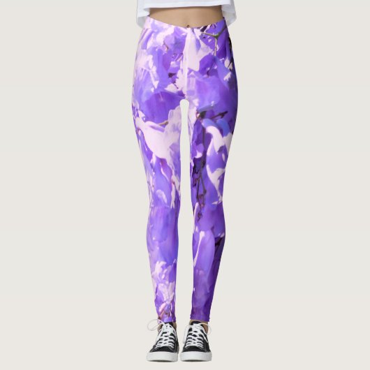 Mauve Bell Leggings (Vorderseite)