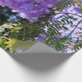 Mauve Bell Tree Geschenkpapier (Ecke)