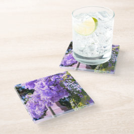 Mauve Bell Tree Glass Untersetzer