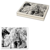 Mauve Bell Tree Gummistempel (Stempel)