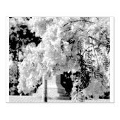 Mauve Bell Tree Gummistempel (Prägung)