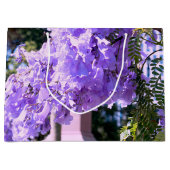 Mauve Bell Tree Paper Shopping Bag Große Geschenktüte (Vorderseite)