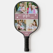 Mauve: Beste Mama je Muttertag Pickleball Schläger (Vorderseite)