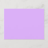 Mauve, blassvioletter Hex-Code e0b0ff Postkarte (Vorderseite)