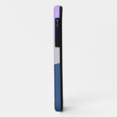 Mauve & Blau anpassbarer Text Case-Mate iPhone Hülle (Hinten/Links)