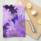 Mauve Bloral Handtuch (Viertel Falte)