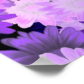 Mauve Bloral Poster (Ecke)