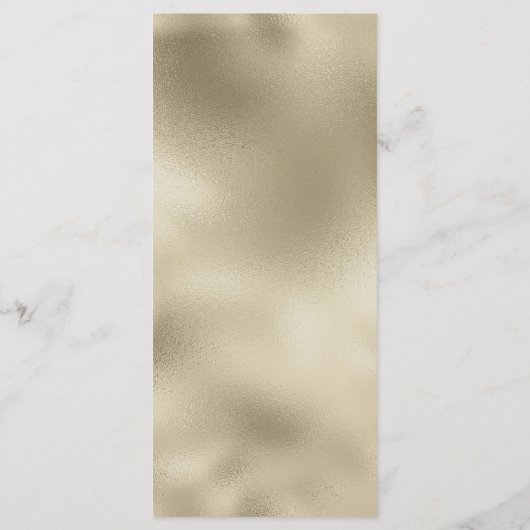 Mauve Blue Gold Glitzer Tropfens Luxus-Menü Hochze Programm (Rückseite)