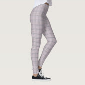 Mauve Blue Grid Karos I Leggings (Rechts)