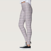 Mauve Blue Grid Karos I Leggings (Links)