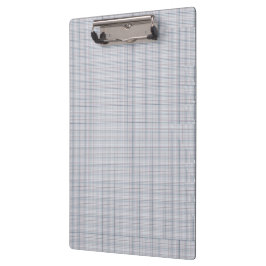 Mauve Blue Grid Karos II Klemmbrett