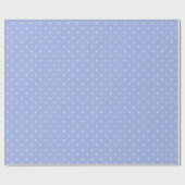 Mauve blue polka dot klassisches Geschenk Geschenkpapier (Flach)