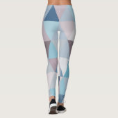 Mauve Blue Triangle A Leggings (Rückseite)