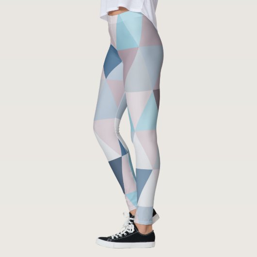 Mauve Blue Triangle A Leggings (Links)