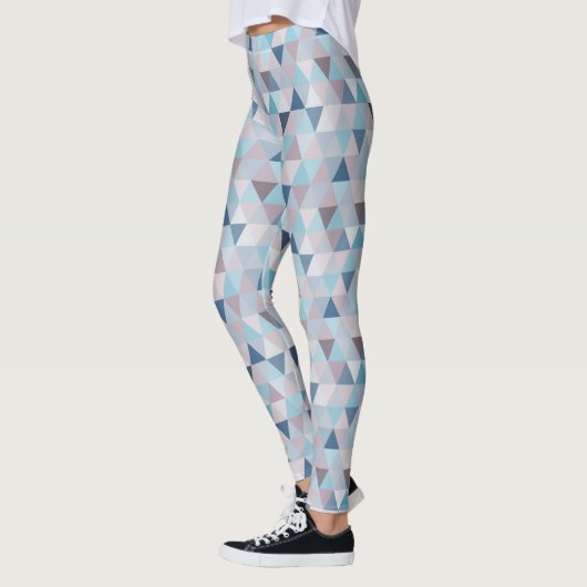 Mauve Blue Triangle C Leggings (Links)