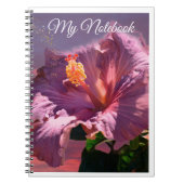 Mauve Blume - SpiralNotebook Notizblock (Vorderseite)
