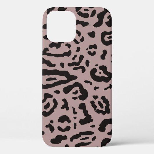Mauve Blush Pink Cheetah Leopard Tierdruck Case-Mate iPhone Hülle (Rückseite)