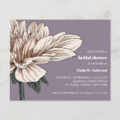 Mauve-Brautparty für die Blume im HAUSHALT (Vorderseite)