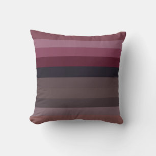 Mauve, Burgund und Staubrose Kissen