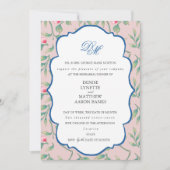 Mauve Chalk Probe Dinner Einladung (Vorderseite)