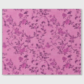 Mauve Chinoiserie Decoupage Geschenkpapier (Flach)