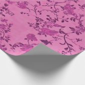 Mauve Chinoiserie Decoupage Geschenkpapier (Ecke)