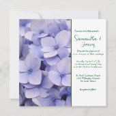 Mauve Chrysanthemum Wedding Einladung (Vorderseite)